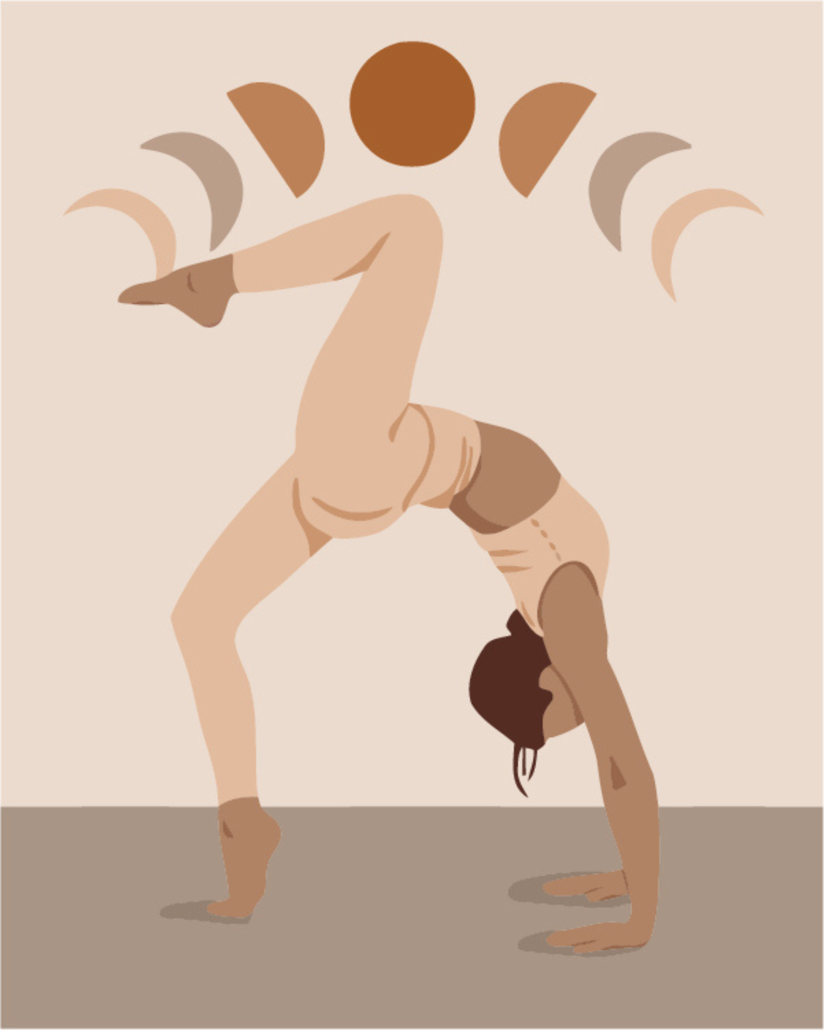 DIY Malen nach Zahlen Set - Yoga No. 2